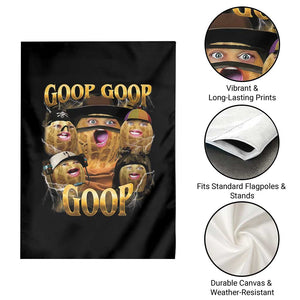 Funny Burnt Peanut Goop Garden Flag Bungulato 90s Bootleg TS14 Print Your Wear