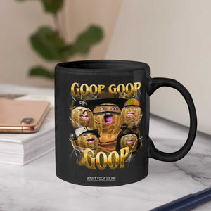 Funny Burnt Peanut Goop Coffee Mug Bungulato 90s Bootleg TS14 Print Your Wear