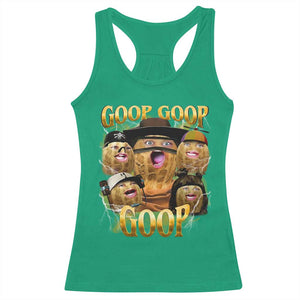 Funny Burnt Peanut Goop Racerback Tank Top Bungulato 90s Bootleg TS14 Irish Green Print Your Wear