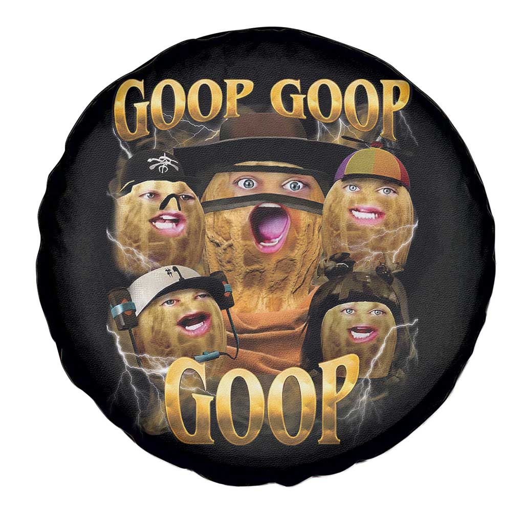Funny Burnt Peanut Goop Spare Tire Cover Bungulato 90s Bootleg TS14 Print Your Wear