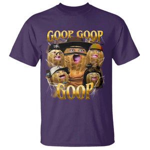 Funny Burnt Peanut Goop T Shirt Bungulato 90s Bootleg TS14 Purple Print Your Wear
