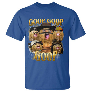 Funny Burnt Peanut Goop T Shirt Bungulato 90s Bootleg TS14 Royal Blue Print Your Wear