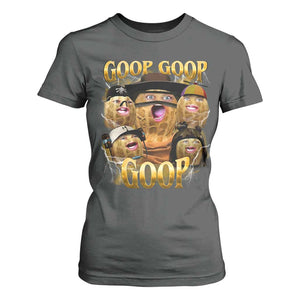 Funny Burnt Peanut Goop T Shirt For Women Bungulato 90s Bootleg TS14 Dark Heather Print Your Wear