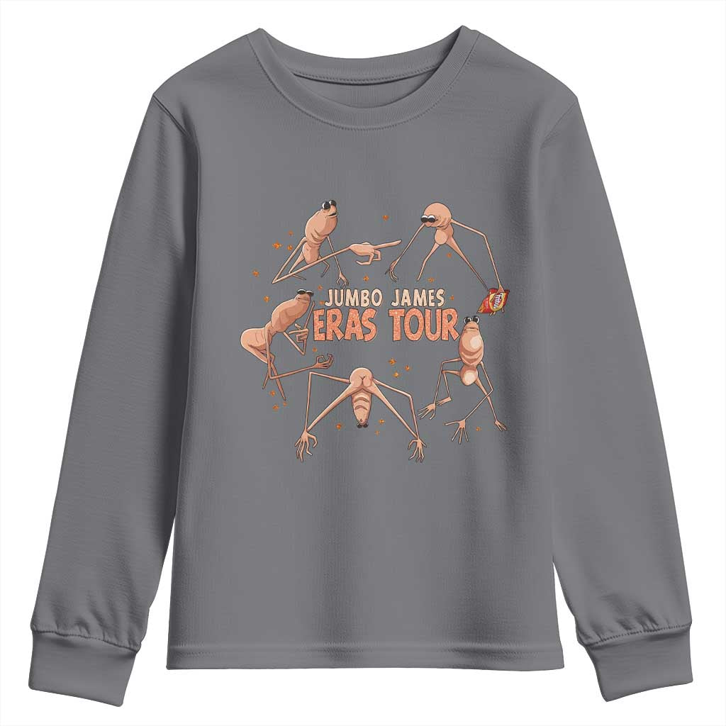 Marcus The Worm Meme Youth Sweatshirt Jumbo James Eras Tour TS14 Charcoal Print Your Wear