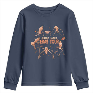 Marcus The Worm Meme Youth Sweatshirt Jumbo James Eras Tour TS14 Navy Print Your Wear