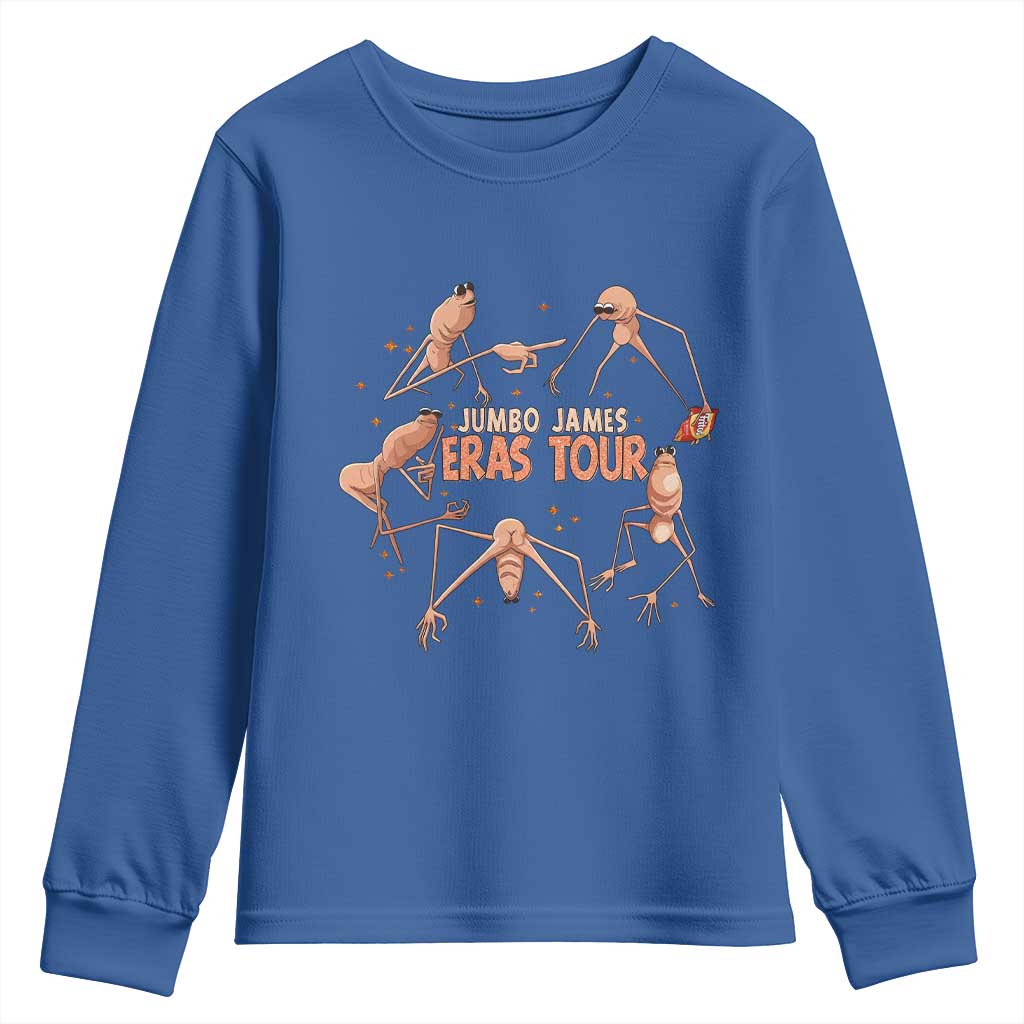 Marcus The Worm Meme Youth Sweatshirt Jumbo James Eras Tour TS14 Royal Blue Print Your Wear