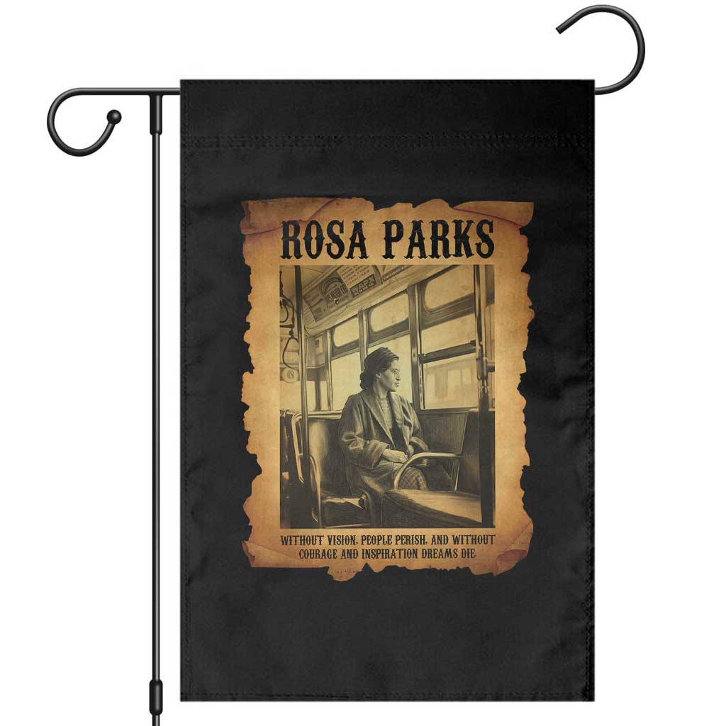 Rosa Parks Quote Garden Flag Black Movement Protest TS14 Black Print Your Wear