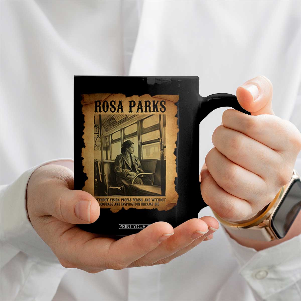 Rosa Parks Quote Coffee Mug Black Movement Protest TS14 Print Your Wear
