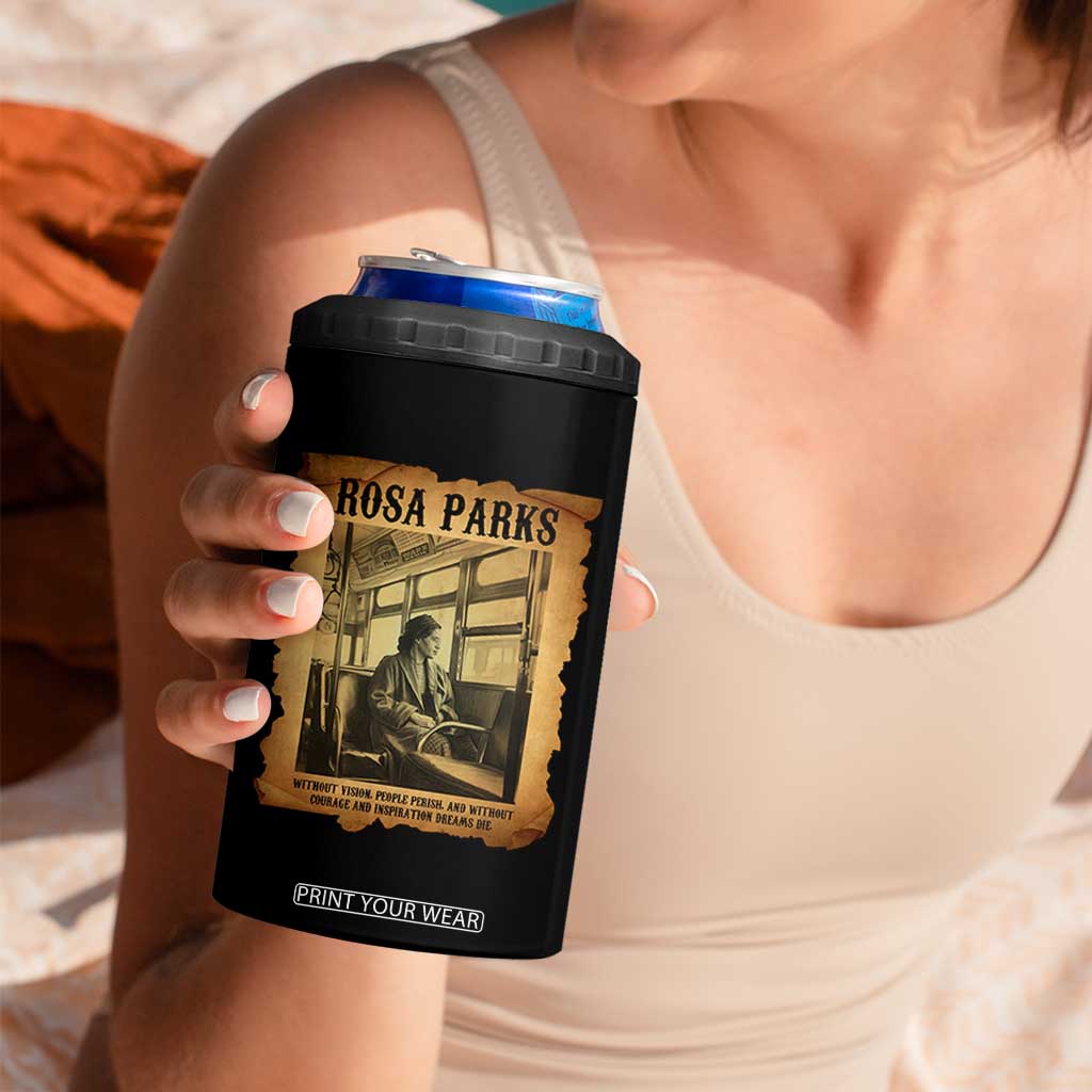 Rosa Parks Quote 4 in 1 Can Cooler Tumbler Black Movement Protest TS14 Print Your Wear