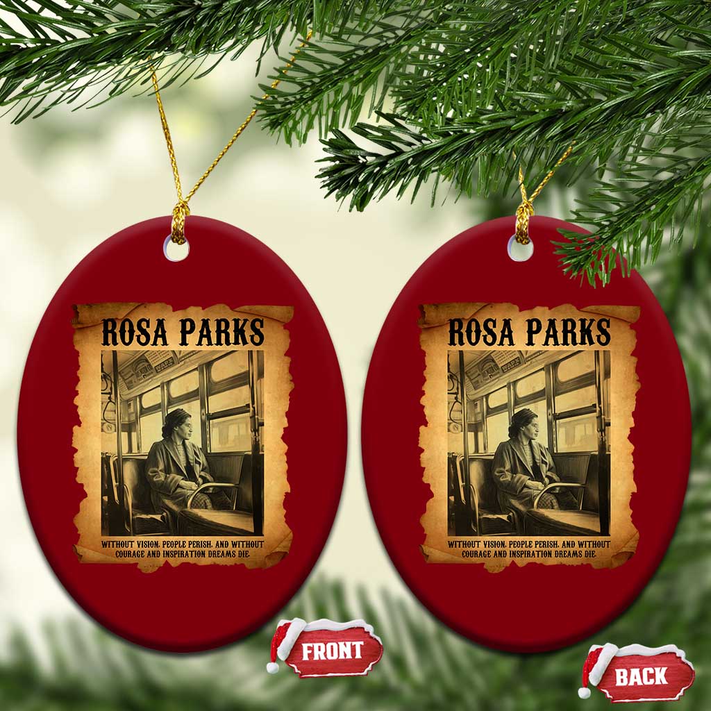 Rosa Parks Quote Ceramic Ornament Black Movement Protest TS14 Print Your Wear