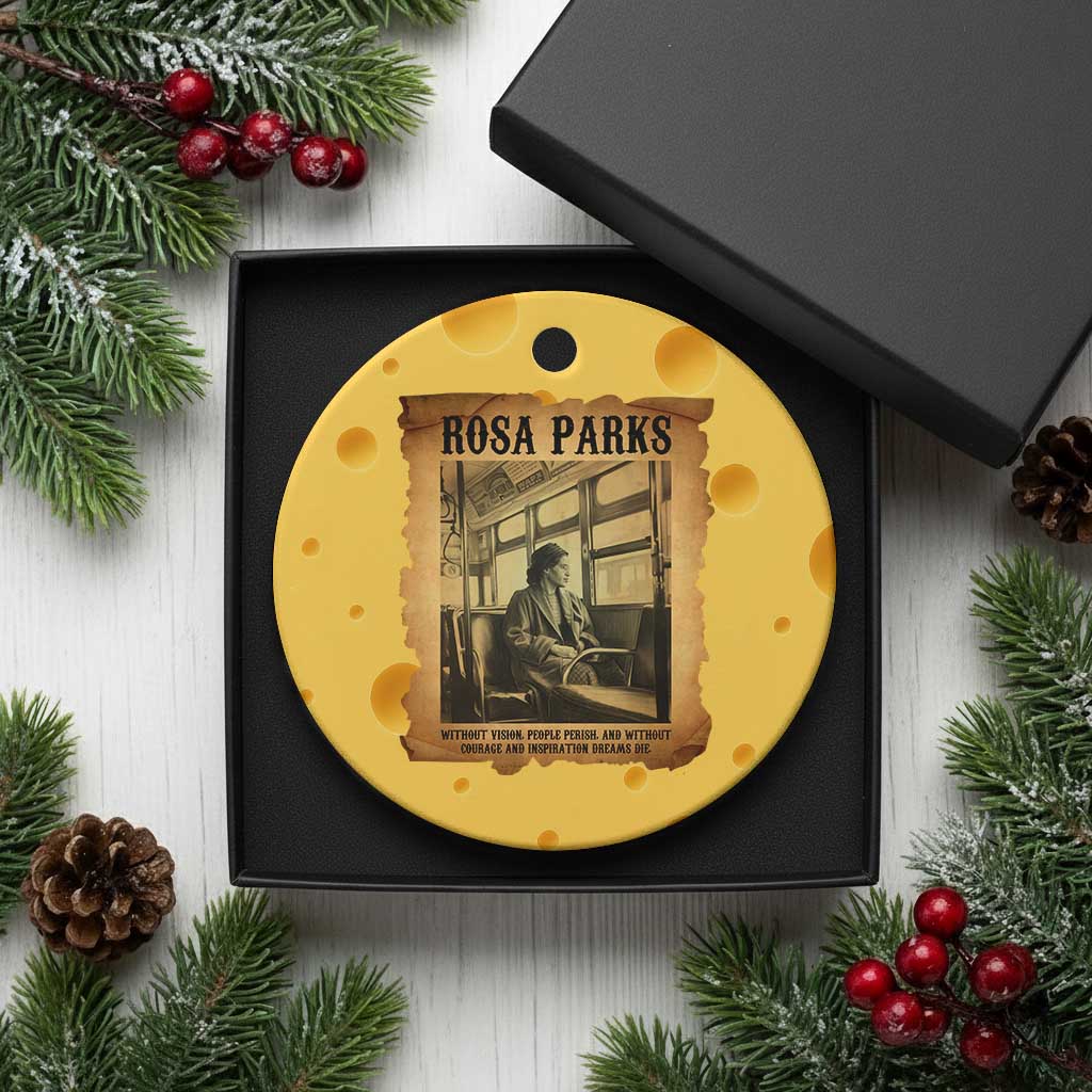 Rosa Parks Quote Ceramic Ornament Black Movement Protest TS14 1pc Yellow Cheese Print Your Wear