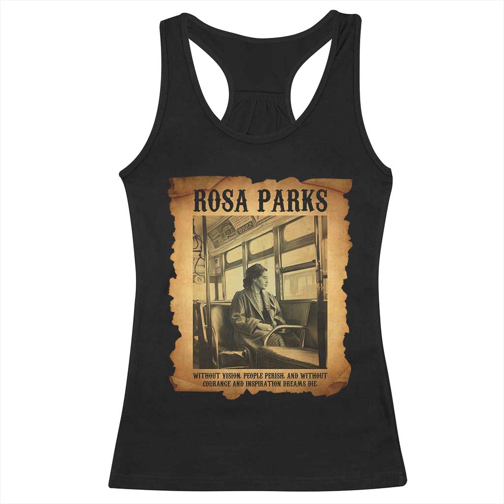 Rosa Parks Quote Racerback Tank Top Black Movement Protest TS14 Black Print Your Wear