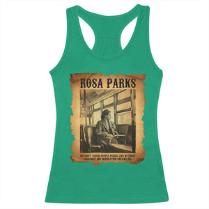 Rosa Parks Quote Racerback Tank Top Black Movement Protest TS14 Irish Green Print Your Wear