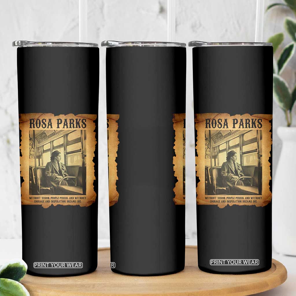 Rosa Parks Quote Skinny Tumbler Black Movement Protest TS14 Print Your Wear