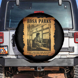 Rosa Parks Quote Spare Tire Cover Black Movement Protest TS14 No hole Black Print Your Wear