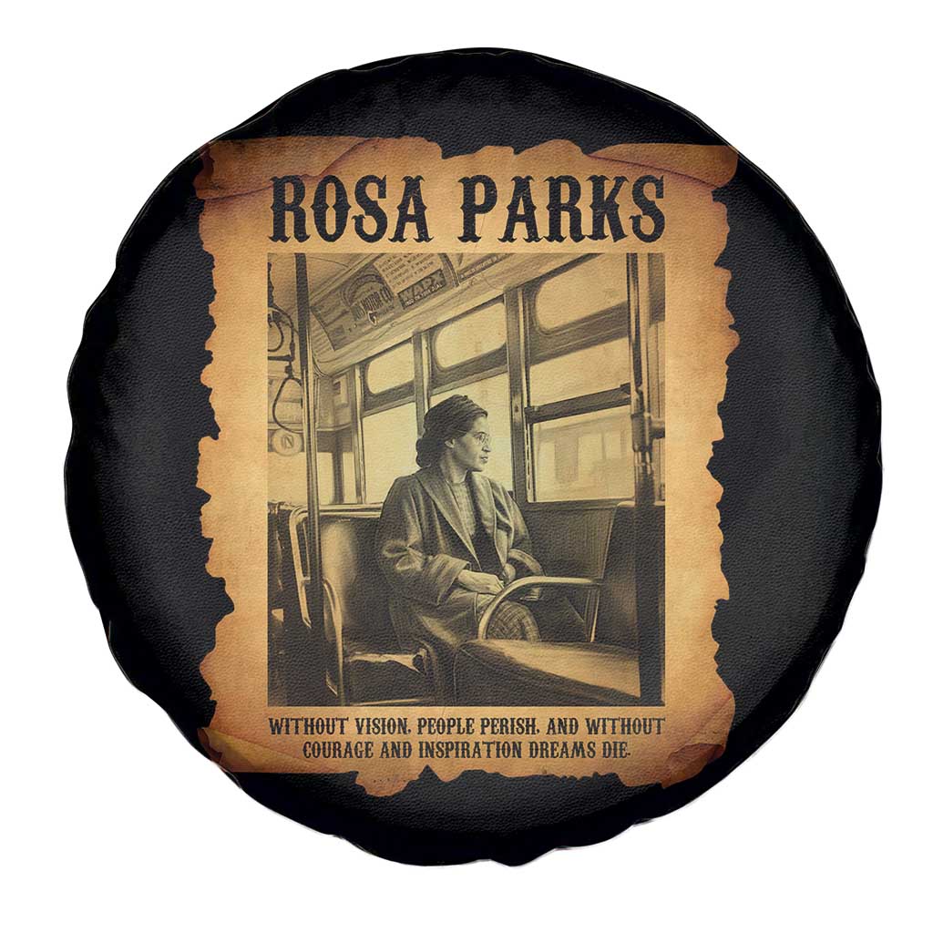Rosa Parks Quote Spare Tire Cover Black Movement Protest TS14 Print Your Wear