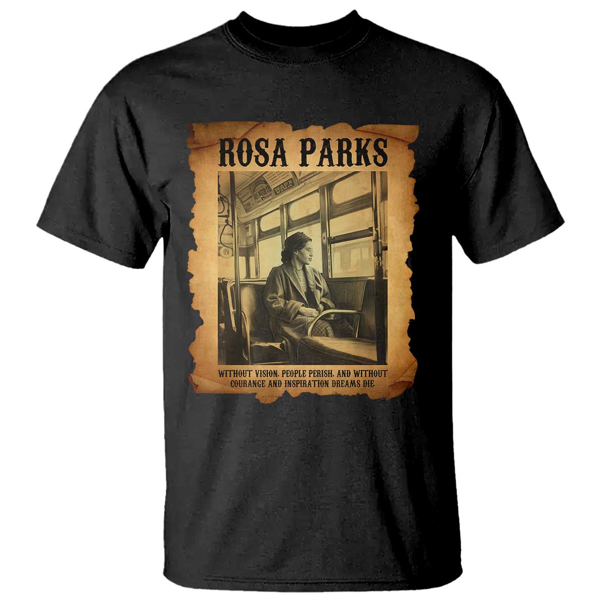 Rosa Parks Quote T Shirt Black Movement Protest TS14 Black Print Your Wear