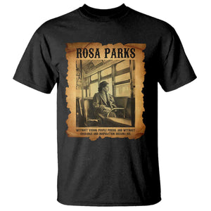Rosa Parks Quote T Shirt Black Movement Protest TS14 Black Print Your Wear