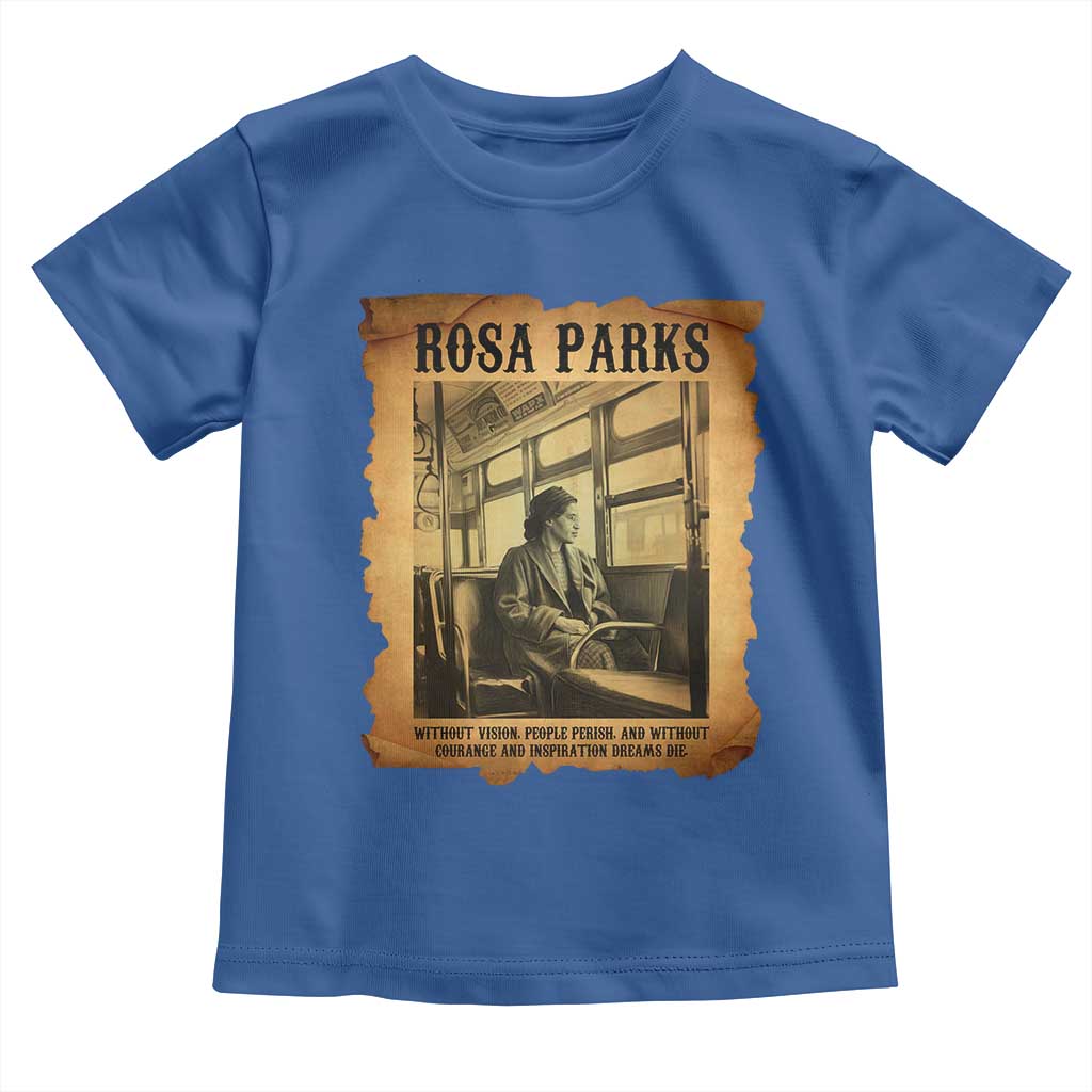 Rosa Parks Quote Toddler T Shirt Black Movement Protest TS14 Royal Blue Print Your Wear