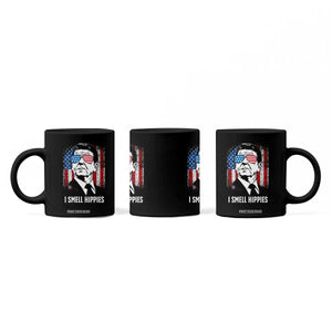 Ronald Reagan 4th of July America Flag Coffee Mug I Smell Hippies TS14 Print Your Wear