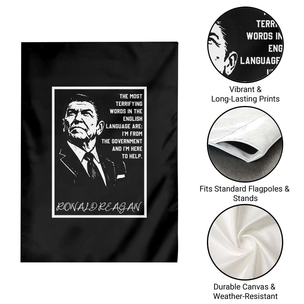 Ronald Reagan Quote Garden Flag American Flag US President TS14 Print Your Wear
