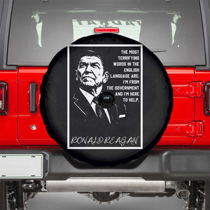 Ronald Reagan Quote Spare Tire Cover American Flag US President TS14 Black Print Your Wear