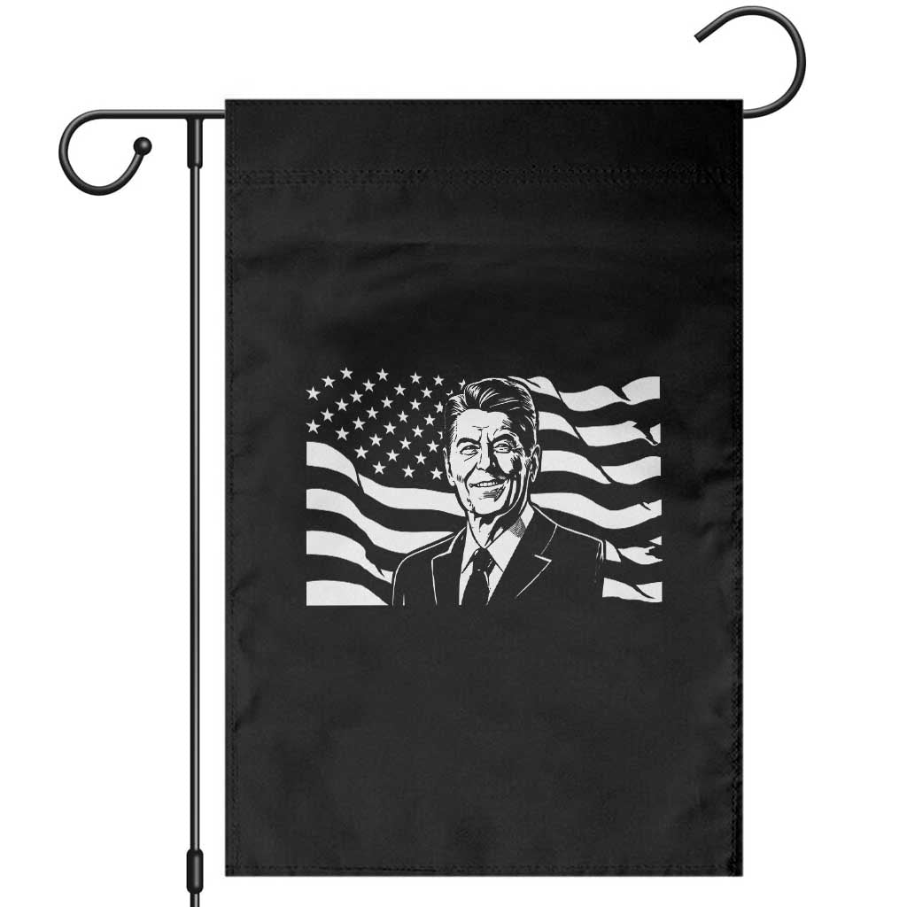 Ronald Reagan America Flag US President Garden Flag TS14 Black Print Your Wear