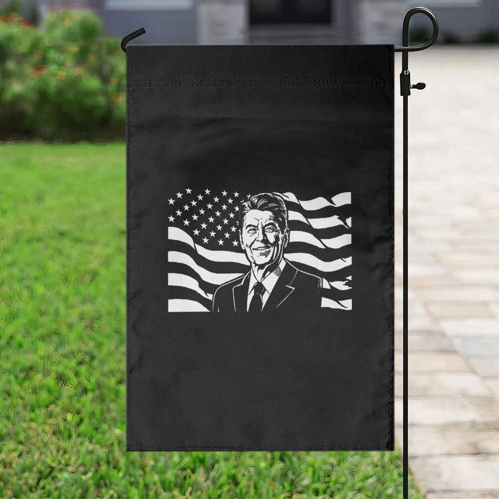 Ronald Reagan America Flag US President Garden Flag TS14 Print Your Wear
