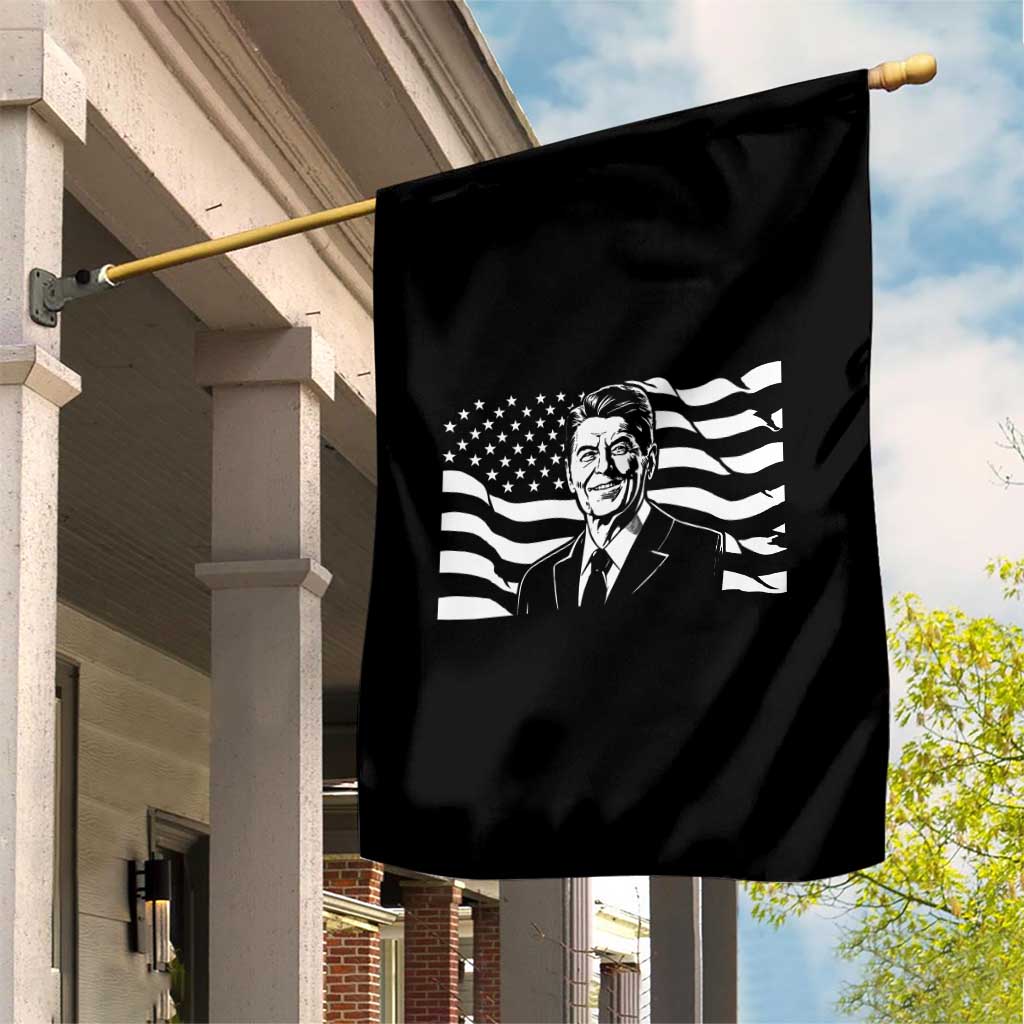 Ronald Reagan America Flag US President Garden Flag TS14 Print Your Wear