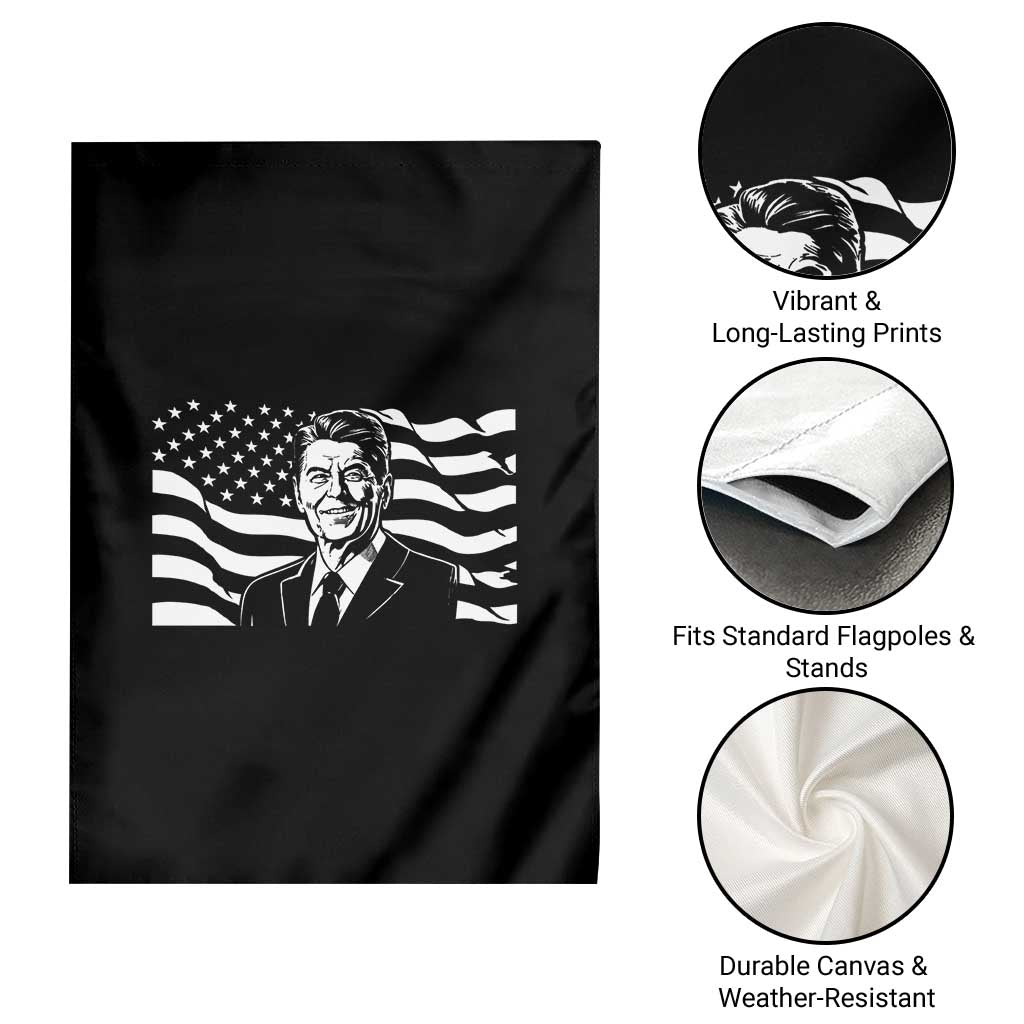 Ronald Reagan America Flag US President Garden Flag TS14 Print Your Wear