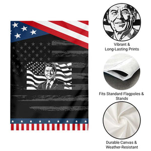 Ronald Reagan America Flag US President Garden Flag TS14 Print Your Wear