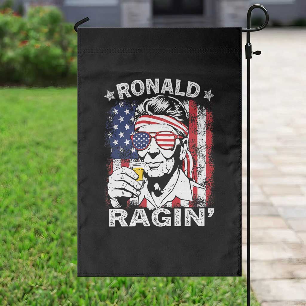 Ronald Reagan Garden Flag 4th of July America Flag Beer TS14 Print Your Wear
