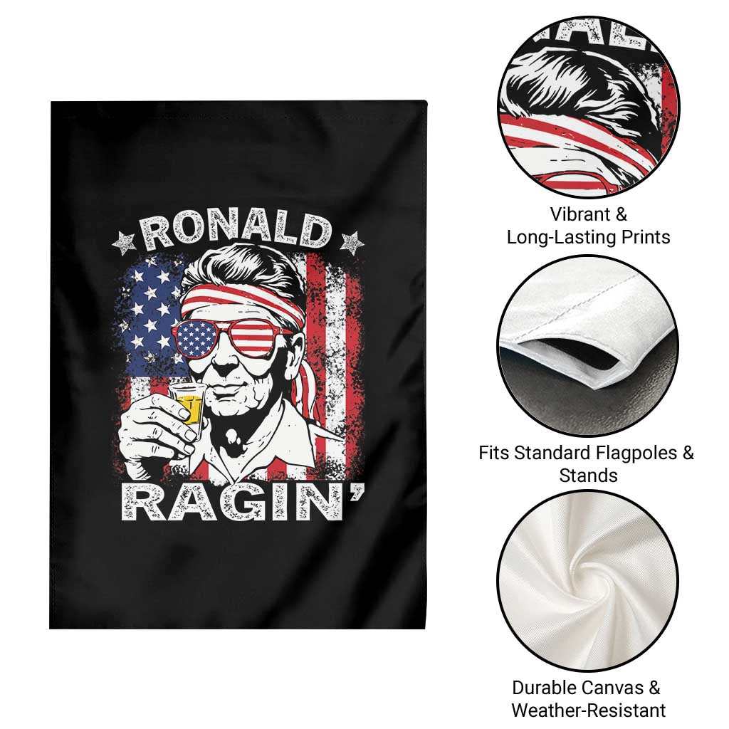 Ronald Reagan Garden Flag 4th of July America Flag Beer TS14 Print Your Wear