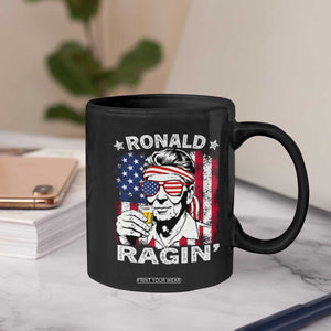 Ronald Reagan Coffee Mug 4th of July America Flag Beer TS14 Print Your Wear