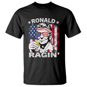 Ronald Reagan T Shirt 4th of July America Flag Beer TS14 Black Print Your Wear