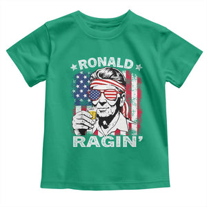 Ronald Reagan Toddler T Shirt 4th of July America Flag Beer TS14 Irish Green Print Your Wear