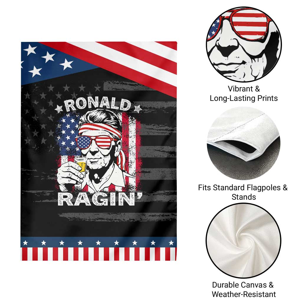 Ronald Reagan Garden Flag 4th of July America Flag Beer TS14 Print Your Wear