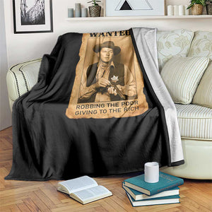 Ronald Reagan Cowboy Retro American President Throw Blanket Robbing The Poor GIving To Te Rich TS14 Print Your Wear