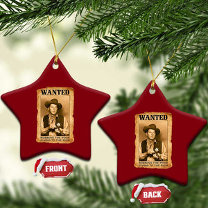 Ronald Reagan Cowboy Retro American President Ceramic Ornament Robbing The Poor GIving To Te Rich TS14 Print Your Wear
