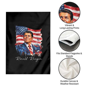 Ronald Reagan Patriotic American Flag President Garden Flag TS14 Print Your Wear