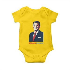 Ronald Reagan Baby Onesie American Flag US President TS14 Daisy Print Your Wear