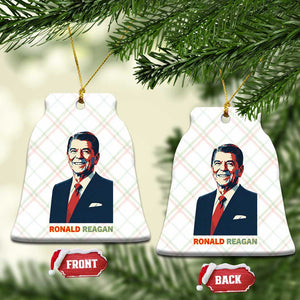 Ronald Reagan Ceramic Ornament American Flag US President TS14 Print Your Wear
