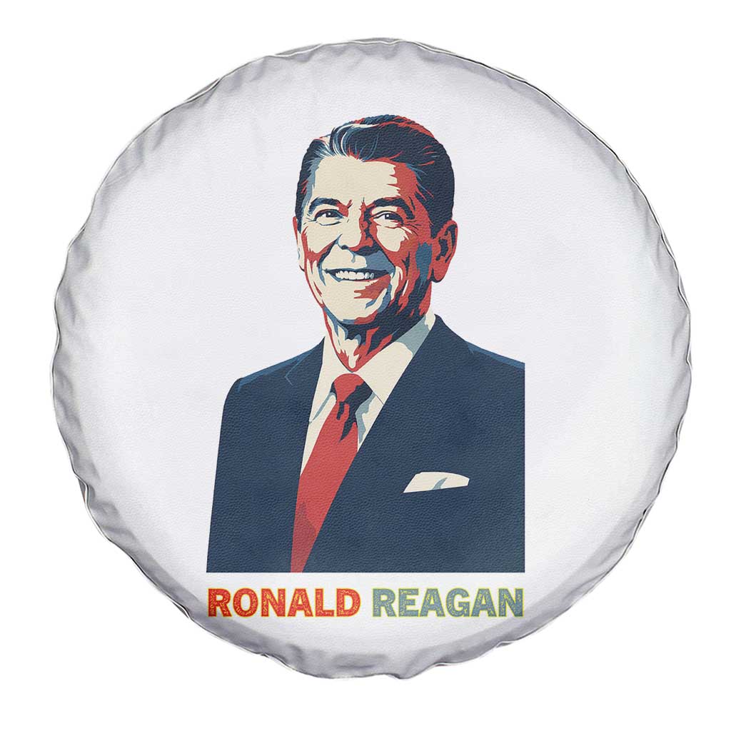 Ronald Reagan Spare Tire Cover American Flag US President TS14 Print Your Wear