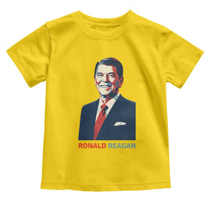 Ronald Reagan Toddler T Shirt American Flag US President TS14 Daisy Print Your Wear