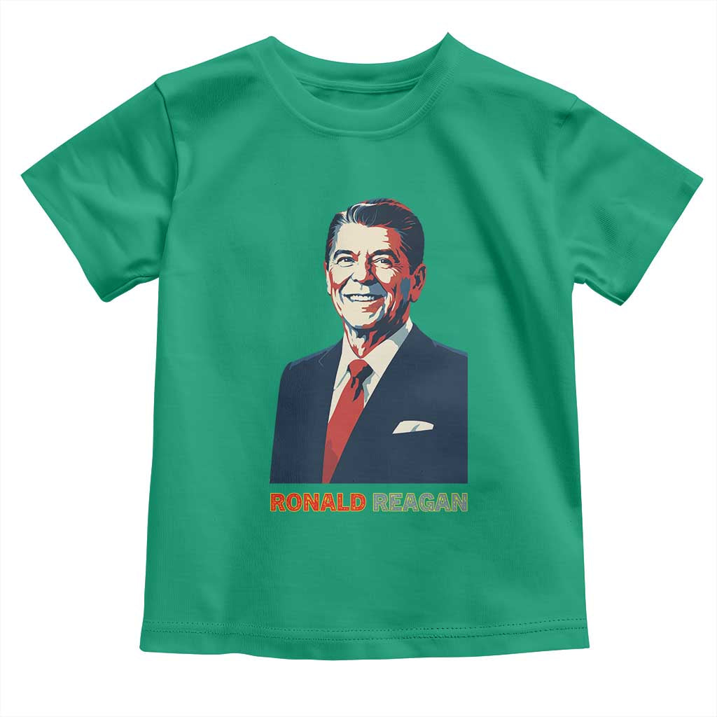 Ronald Reagan Toddler T Shirt American Flag US President TS14 Irish Green Print Your Wear