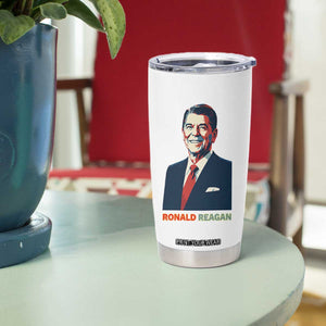 Ronald Reagan Tumbler Cup American Flag US President TS14 Print Your Wear