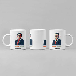 Ronald Reagan Coffee Mug American Flag US President TS14 Print Your Wear