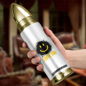 I Hate You Bullet Tumbler Funny Smile Face Emoticon Meme TS14 Print Your Wear