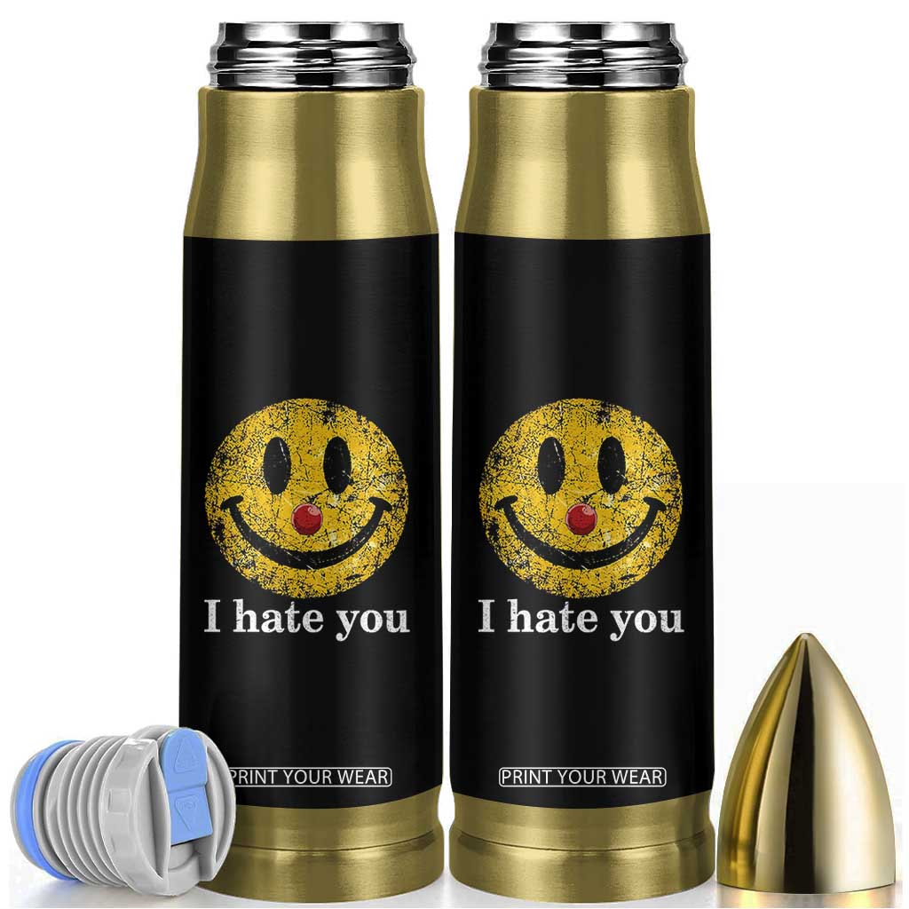 I Hate You Smile Face Meme Bullet Tumbler Funny Sarcastic Joke Meme TS14 Black Print Your Wear