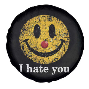 I Hate You Smile Face Meme Spare Tire Cover Funny Sarcastic Joke Meme TS14 Print Your Wear